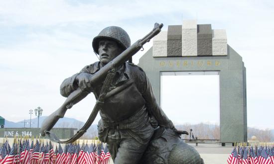 View of the National D-Day Memorial in Bedford, Virginia